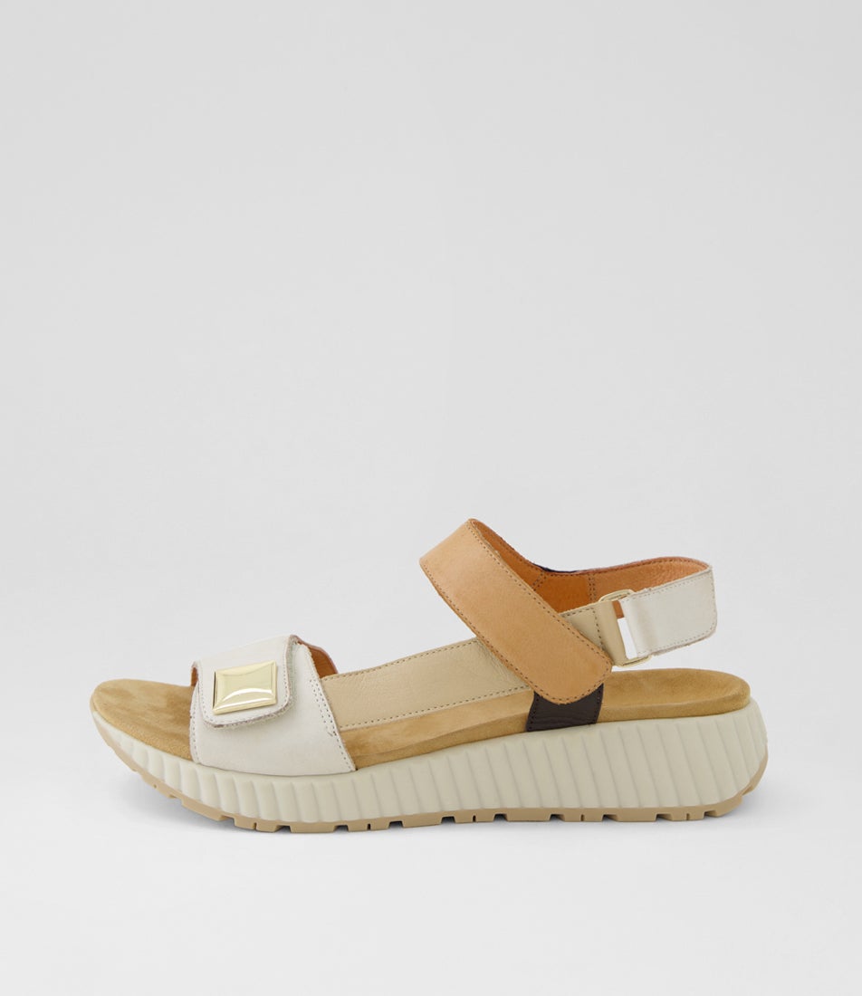Lomar W Almond Multi Leather Sandals