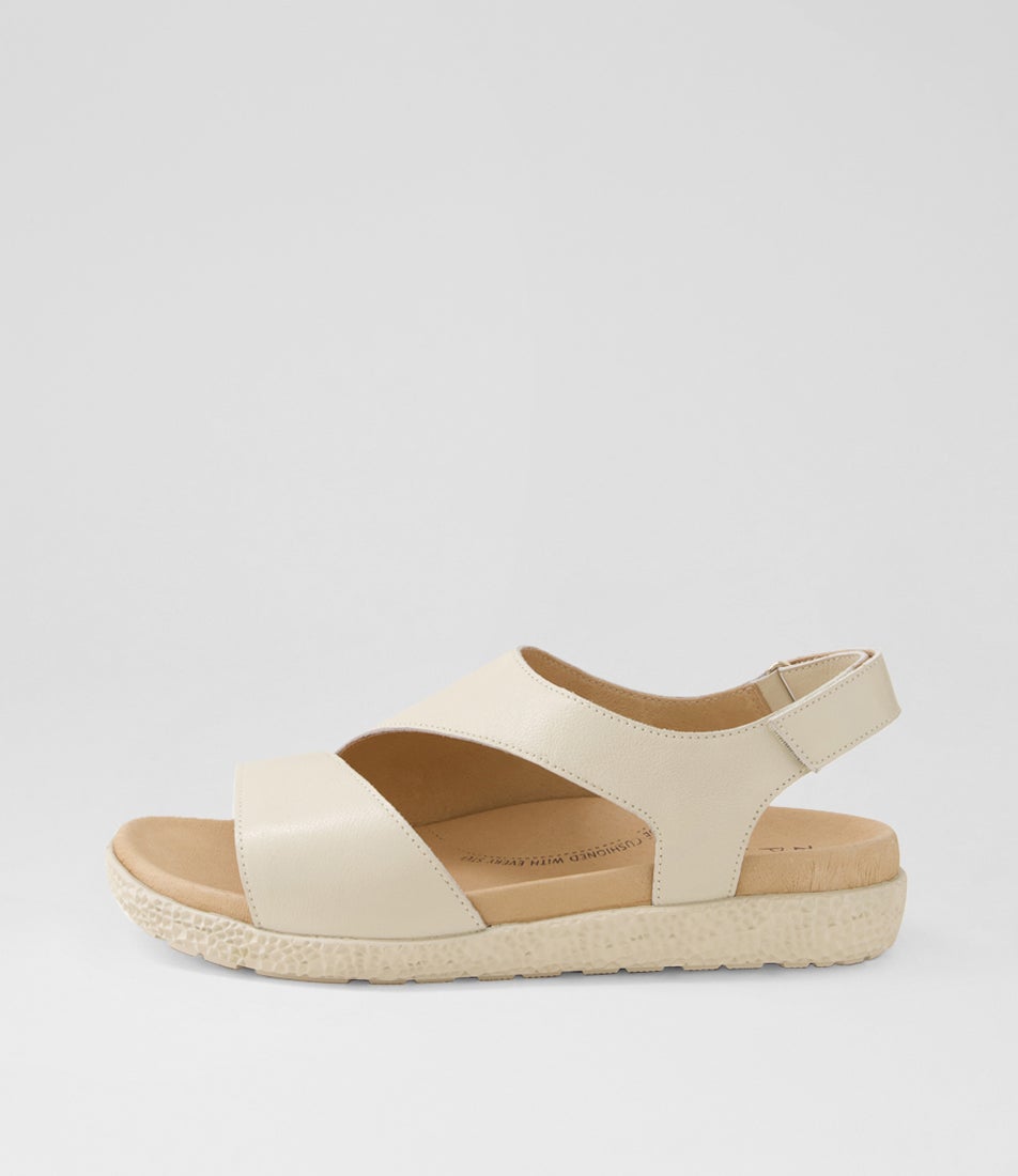 Ridgy Xw Milk Leather Sandals Ridgy Xw Milk Leather Sandals
