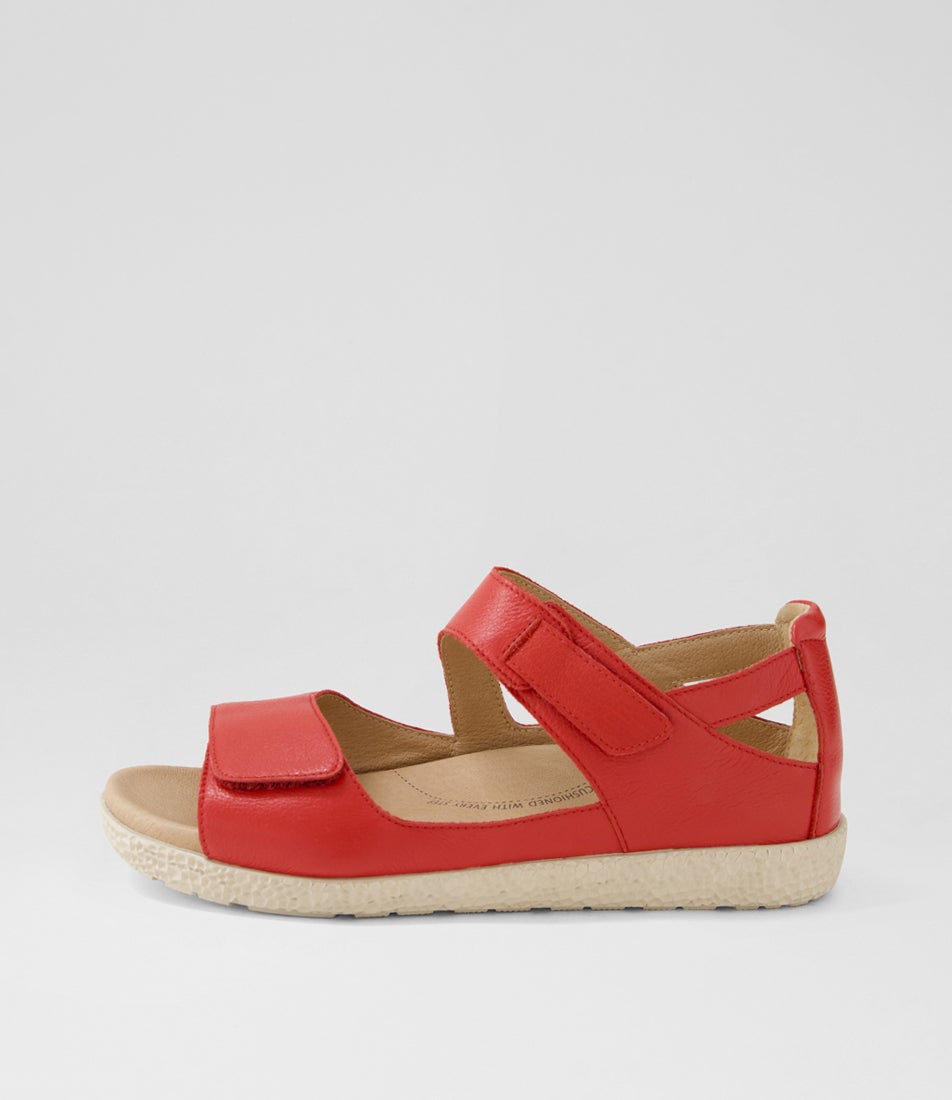 Royde Xw Red Milk Leather Sandals Royde Xw Red Milk Leather Sandals