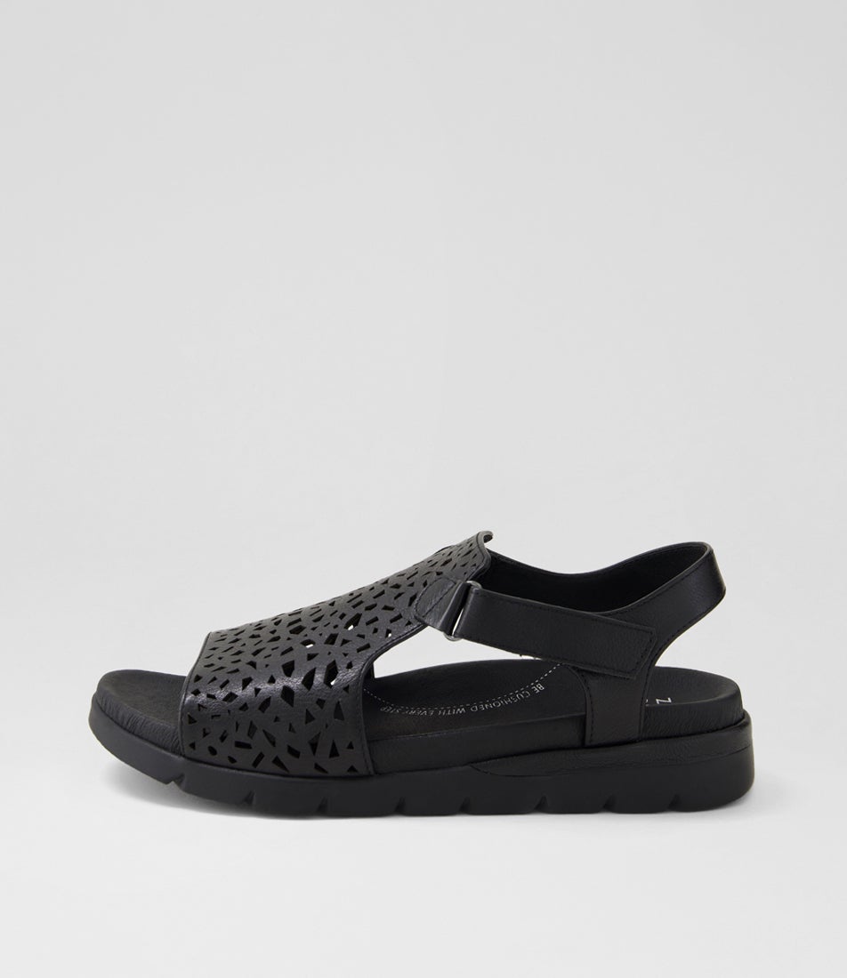 Ascotch Xw Black Leather Sandals Ascotch Xw Black Leather Sandals