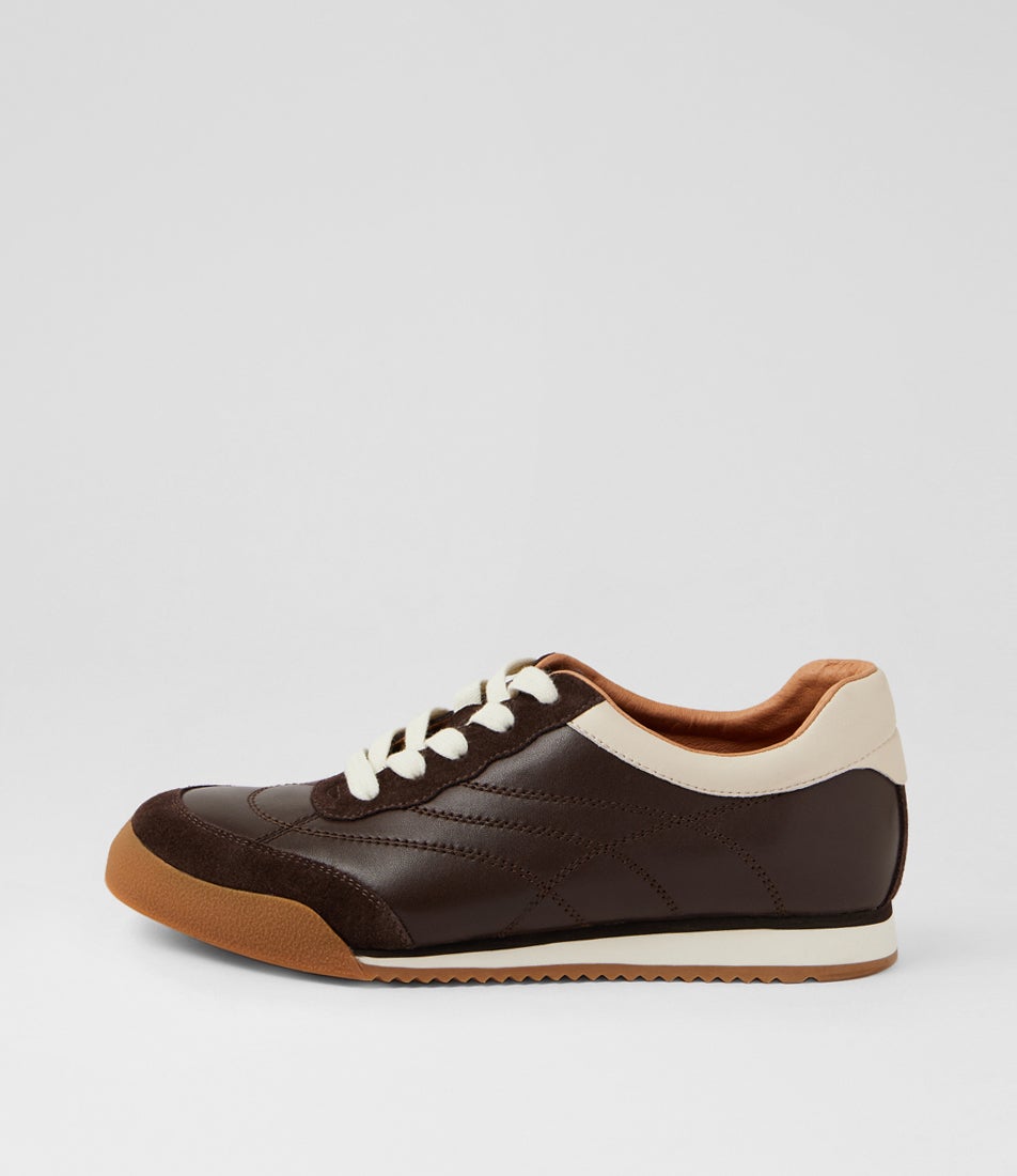 Flinches Xw Choc Vanilla Leather Sneakers Flinches Xw Choc Vanilla Leather Sneakers