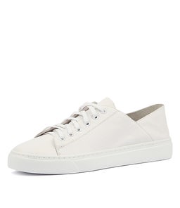 OSKHER WHITE LEATHER