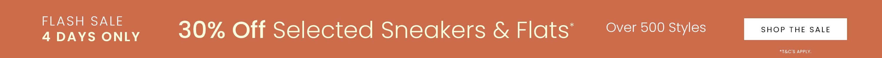 Styletread | 30% Off Selected Sneakers & Flats | Shop Now