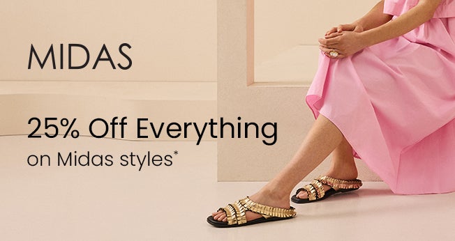 25% Off Everything On Midas | Shop Now